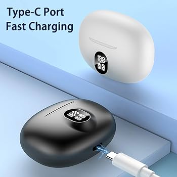 Wireless Bluetooth Earbuds with LED Display & ENC Mic – 2025 New Arrival