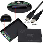 USB 2.0 Transparent Portable Case – Up to 40MB/s Speed