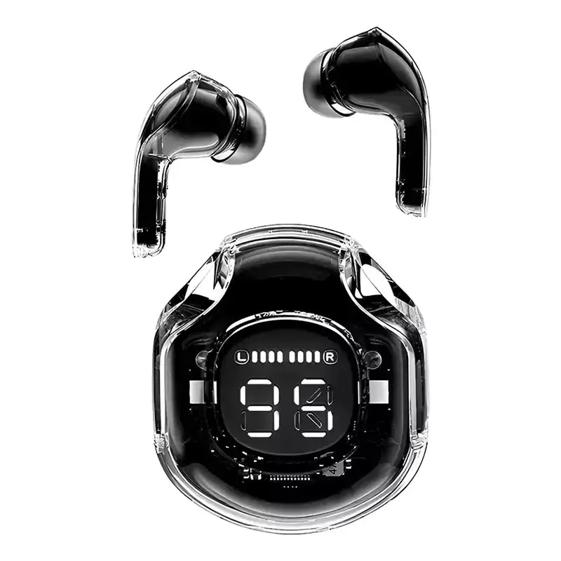 Air 39 Gaming Earbuds – Transparent Design, LED Display, IPX4 Waterproof & ENC Mic