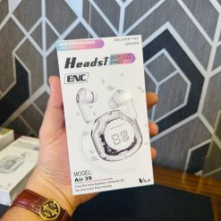 Air 39 Gaming Earbuds – Transparent Design, LED Display, IPX4 Waterproof & ENC Mic