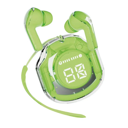 Air 39 Gaming Earbuds – Transparent Design, LED Display, IPX4 Waterproof & ENC Mic