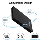 USB 2.0 Transparent Portable Case – Up to 40MB/s Speed